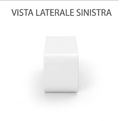 FOSTER 9700533 Connettore Bianco a Sezione Rettangolare mm. 227 x 94