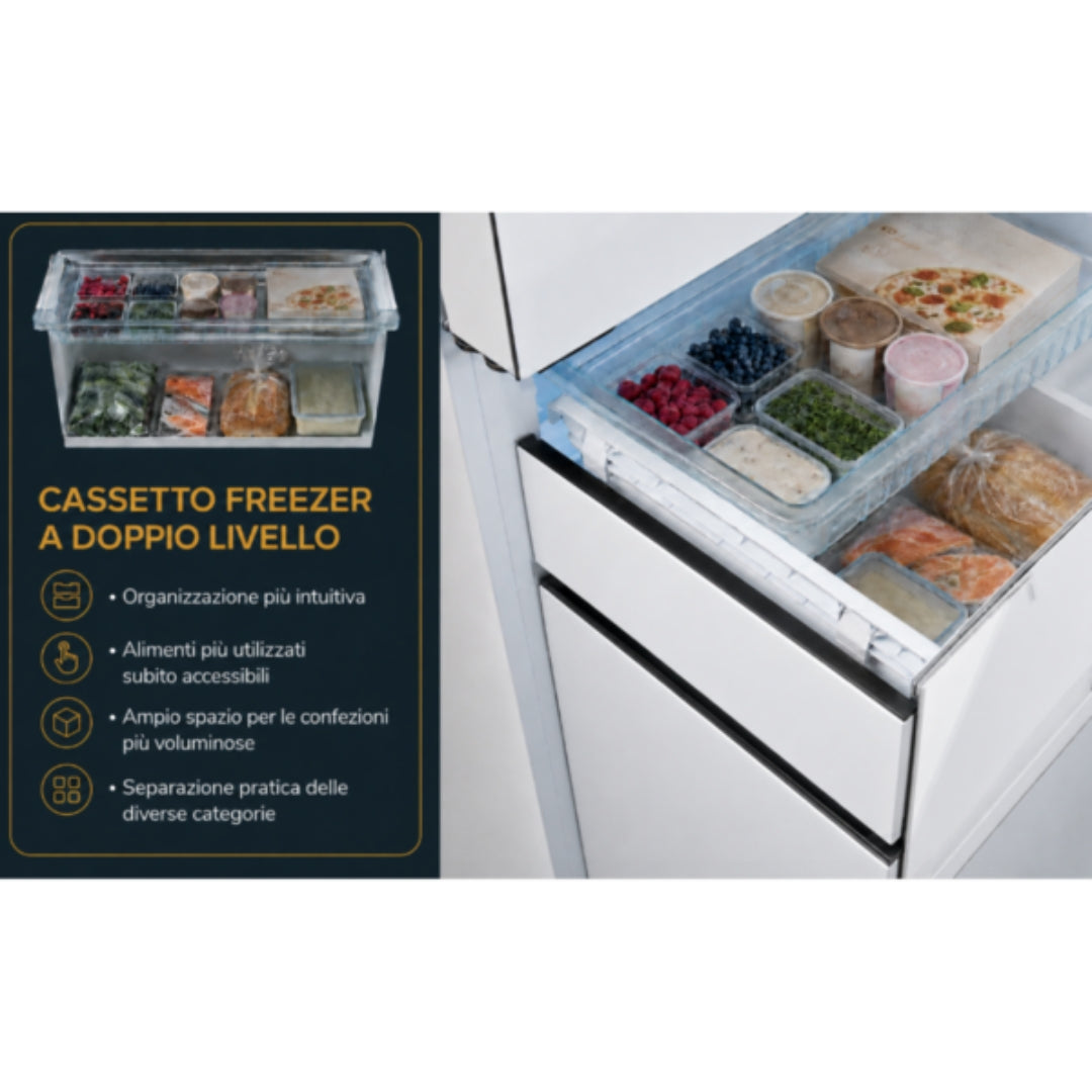 GRF FA91831DTBG Frigorifero Multidoor Total No Frost 539 Litri con Water Dispenser