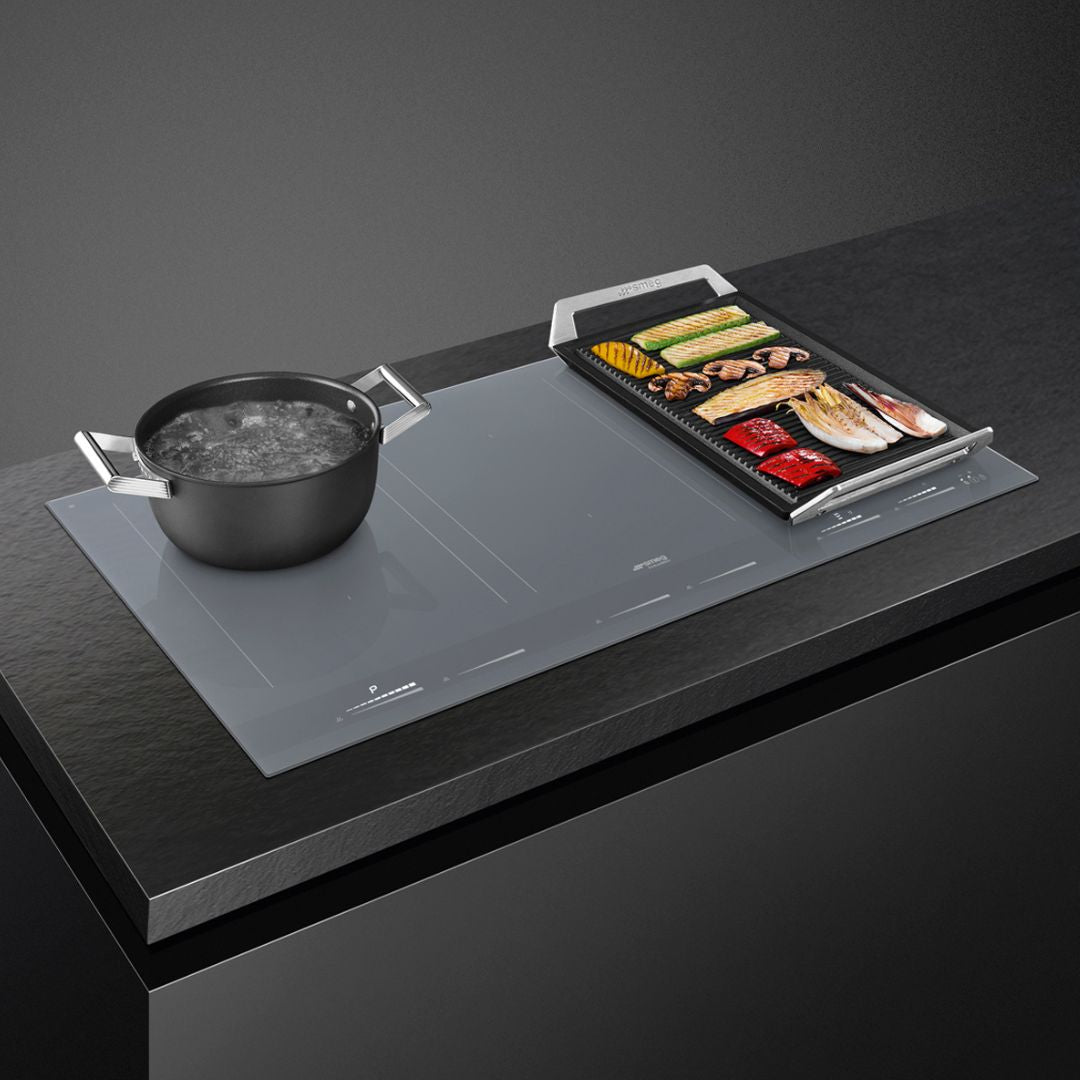 SMEG SIM1864DS Piano Cottura Induzione Nero 6 Zone Multizone 7400W Touch cm. 80 x 51