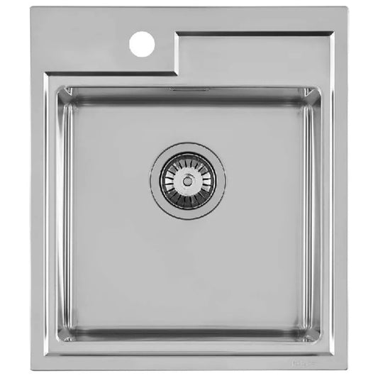 Foster Fortyfour 4151050 Lavello da Incasso Monovasca Sopratop Acciaio Inox cm. 44 x 50