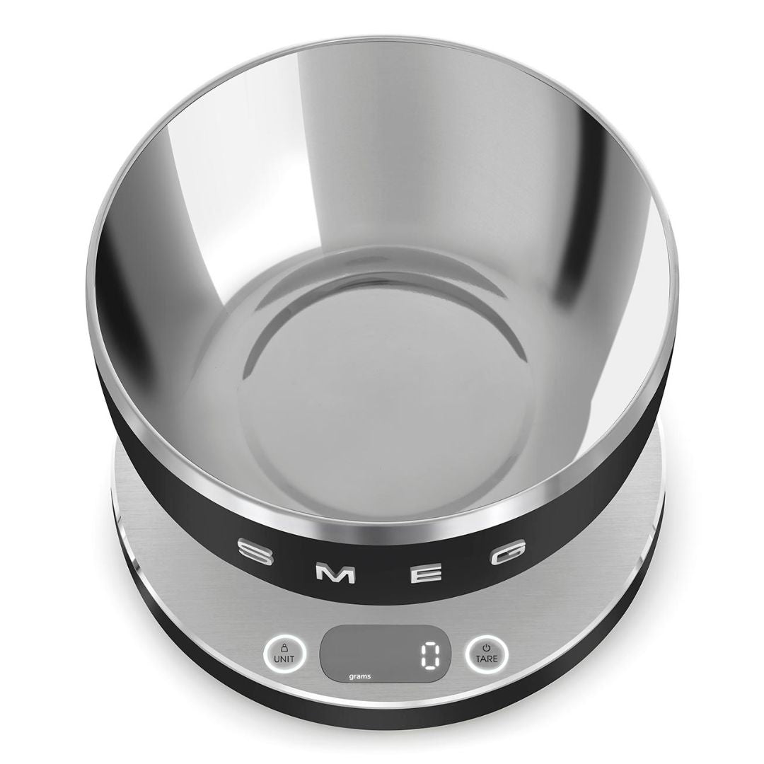 SMEG KSC01BLMWW Bilancia Cucina Digitale Nera 5 Kg 1,8 lt