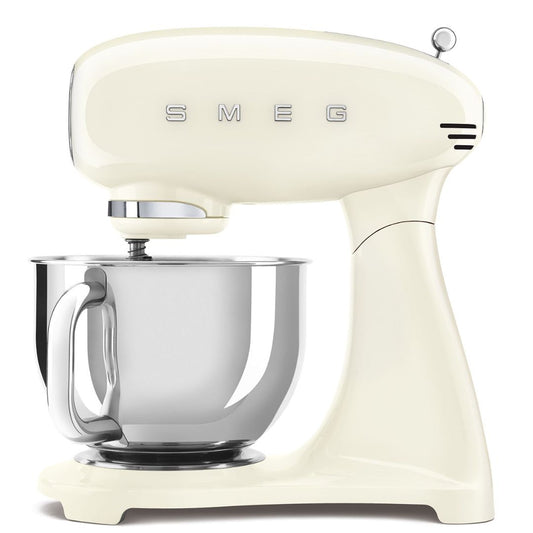 SMEG Impastatrice Planetaria SMF03CREU 800W Crema 4,8L 10 Velocità 50's Style