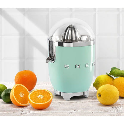 SMEG CJF11CREU Spremiagrumi Elettrico Panna Lucido 70W Inox Antigoccia 50’s Style