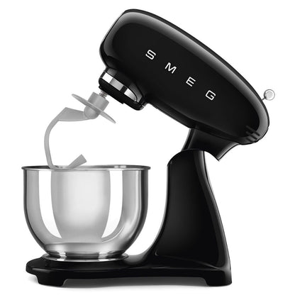 SMEG SMF03BLEU Impastatrice Planetaria 800W Nero 4,8L 10 Velocità con Accessori