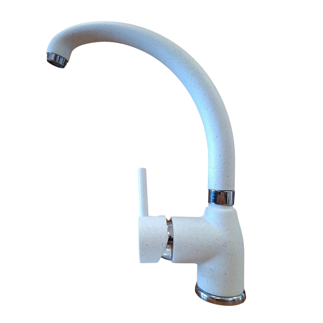 PAINI VEMETICO 781X572D599TPA Rubinetto Miscelatore Cucina Canna Girevole Bianco Titano