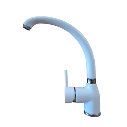 PAINI VEMETICO 783E572D599TPA Rubinetto Miscelatore Lavello Cucina Girevole Bianco