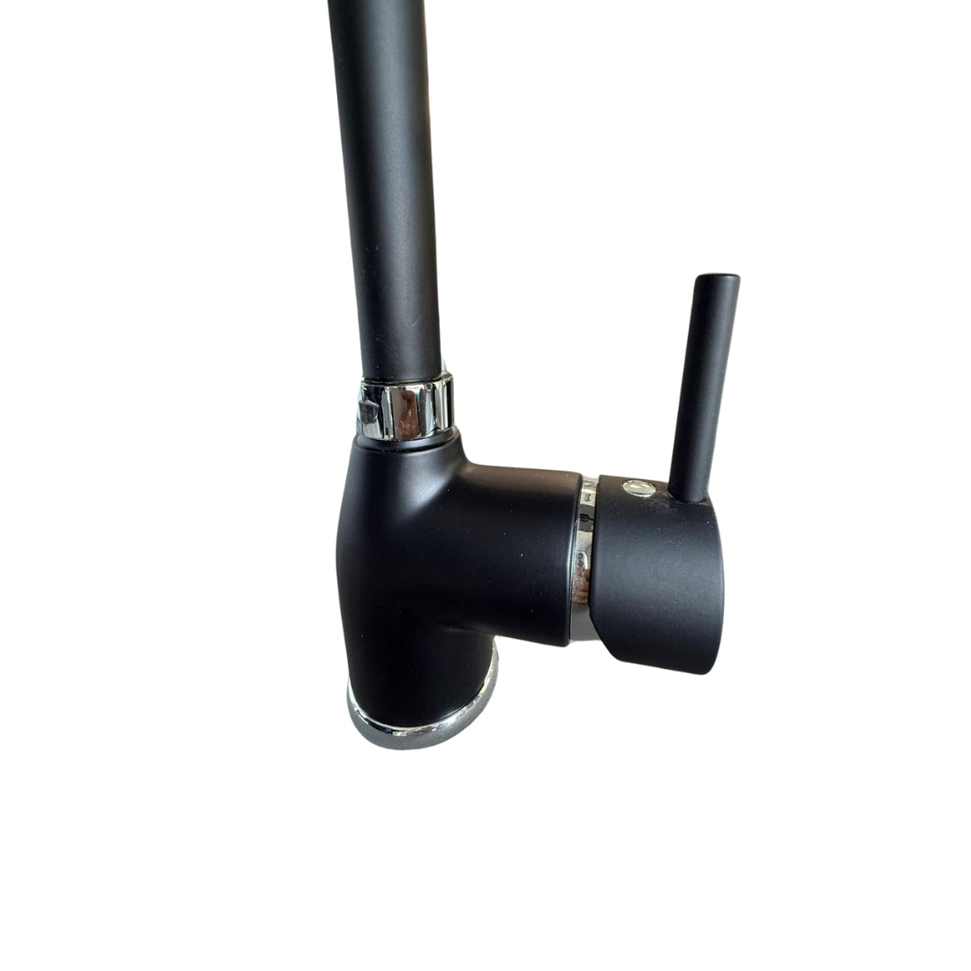 PAINI DELO 781Z572DB90PA Rubinetto Miscelatore Lavello Cucina Girevole Canna U Nero
