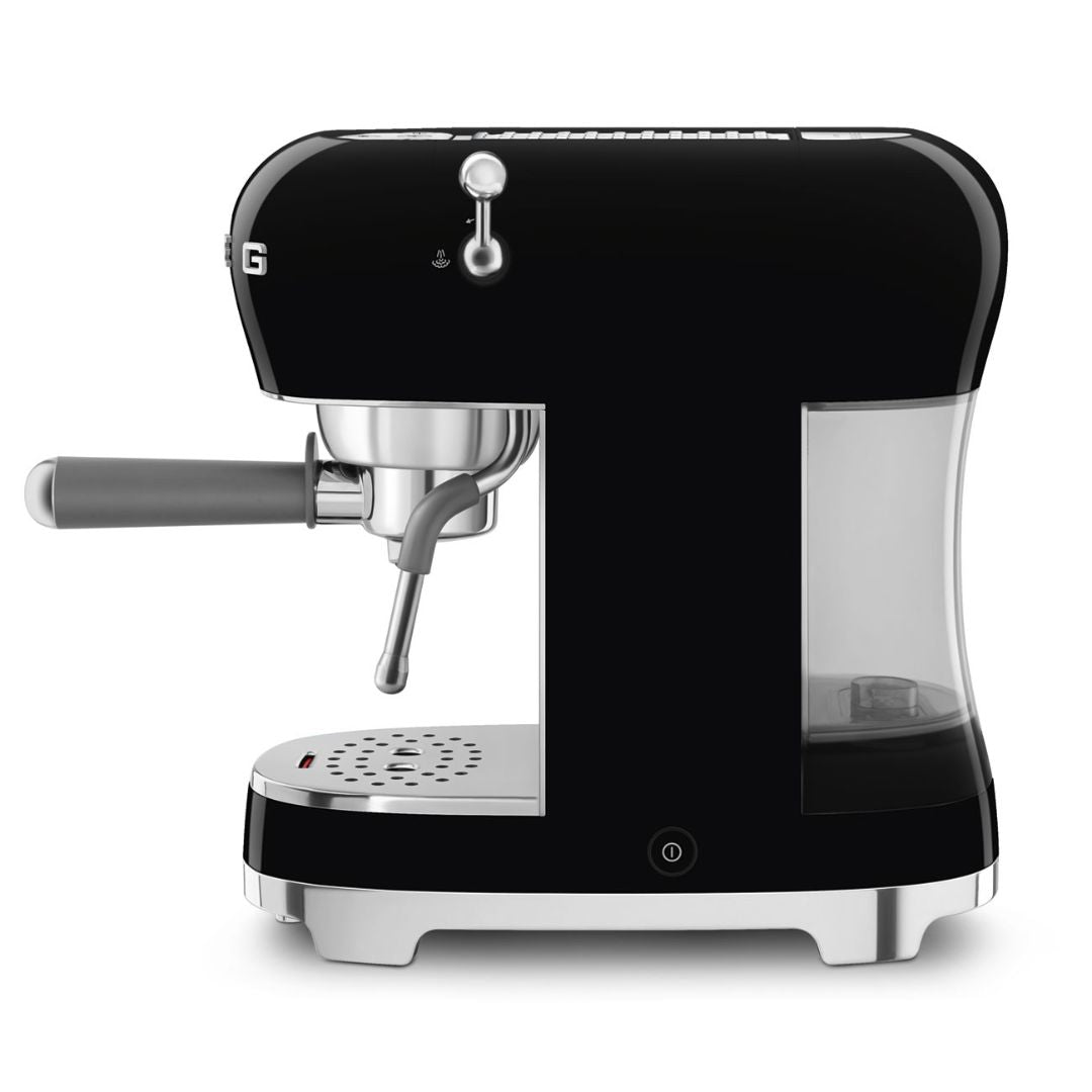 SMEG ECF02BLEU Macchina Da Caffè Espresso Manuale 50's Style 1350W Nero