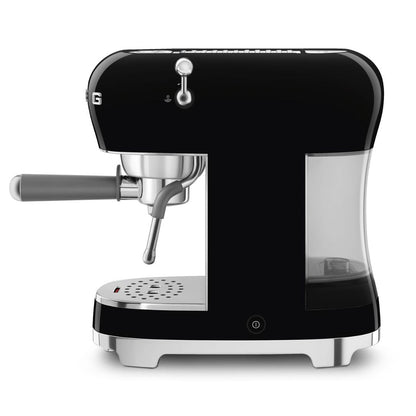 SMEG ECF02BLEU Macchina Da Caffè Espresso Manuale 50's Style 1350W Nero