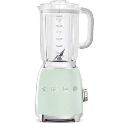 Smeg BLF01PGEU Frullatore da Tavolo 1,5Lt. 4 Velocità 800W Verde Antiscivolo