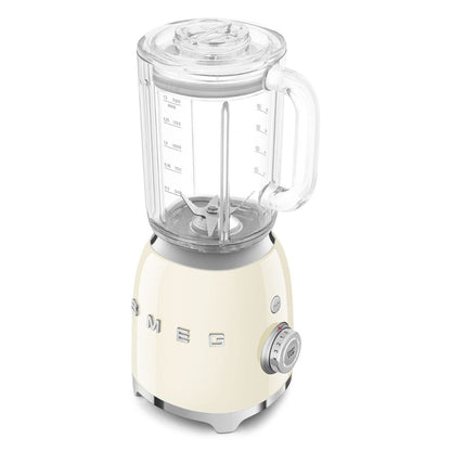 SMEG BLF03CREU Frullatore da Tavolo 1,5 L Panna 4 Velocità Tritaghiaccio 800W