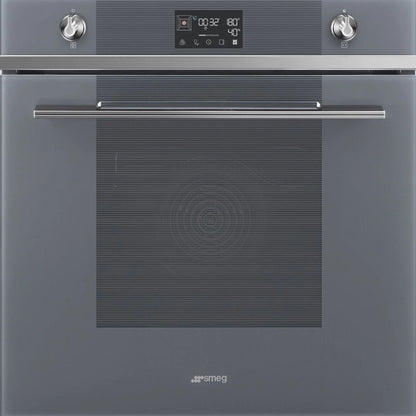 SMEG SOP6102S2PS Galileo Forno Combinato Vapore Pirolitico 68 Lt. Argento cm. 60 x 60