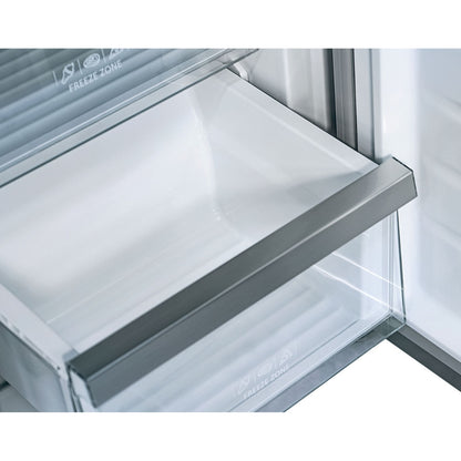 GRF CA91831WG Frigorifero Americano Vetro Bianco 564 L Total No Frost cm 90