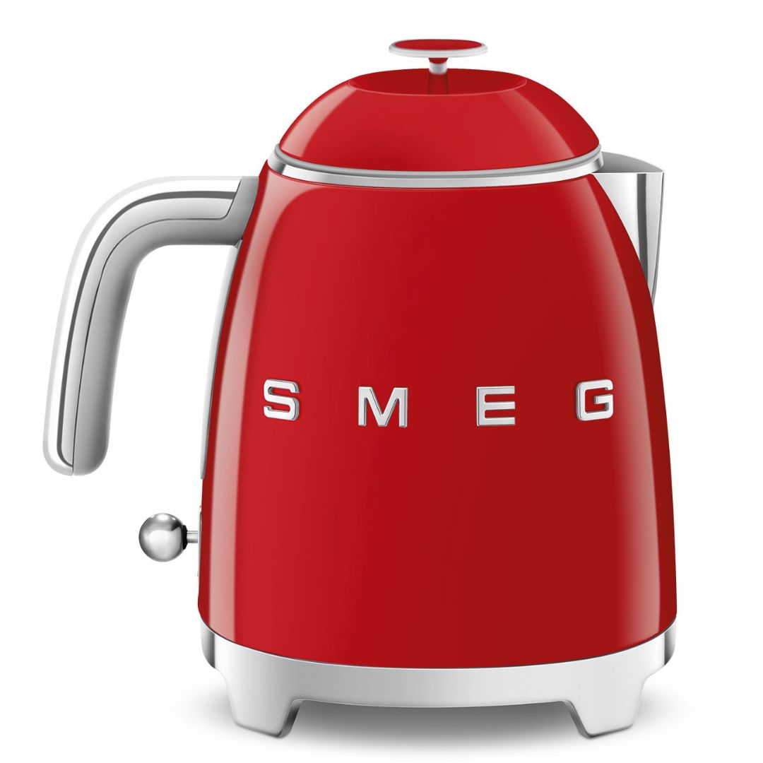 SMEG KLF05RDEU Bollitore Elettrico Rosso Mini 0,8 L Estetica 50’s Style