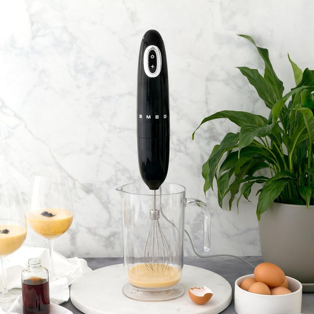 SMEG PED HBF11BLEU Frullatore a Immersione Impugnatura Antiscivolo Nero 700W