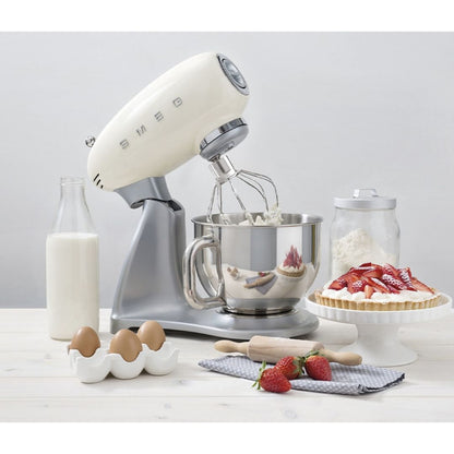 SMEG SMF02CREU Impastatrice Planetaria 10 Velocità Smooth Start Crema