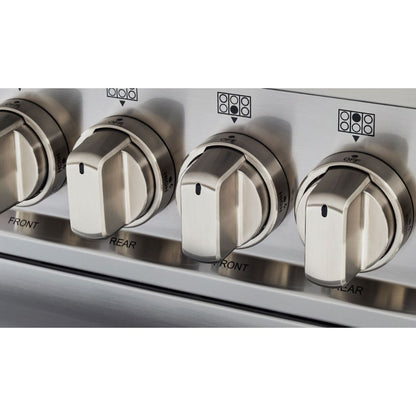 F.LLI BERTAZZONI MPL96L1EXC Cucina 6 Fuochi con Forno Elettrico Acciaio Inox cm. 90 × 60