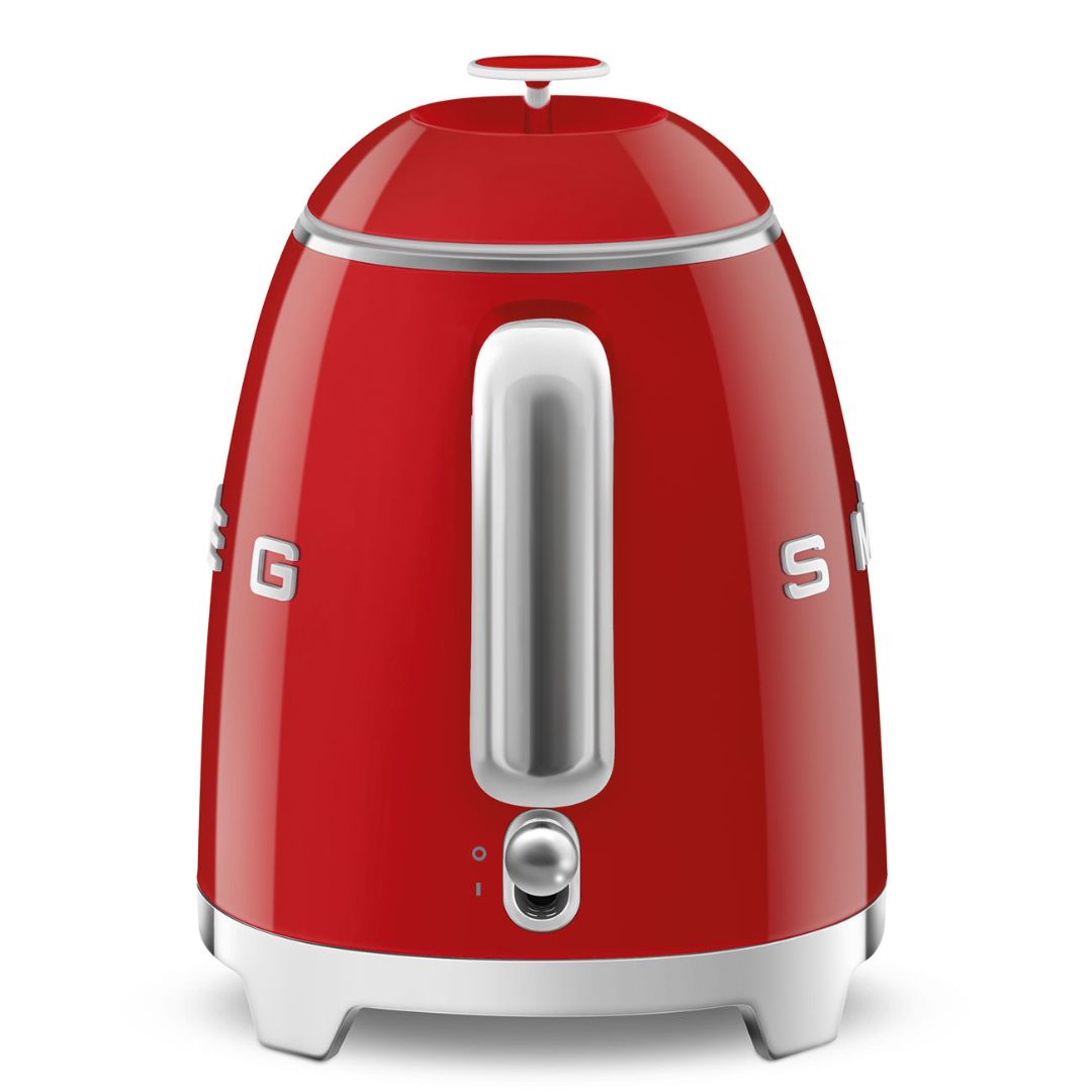 SMEG KLF05RDEU Bollitore Elettrico Rosso Mini 0,8 L Estetica 50’s Style