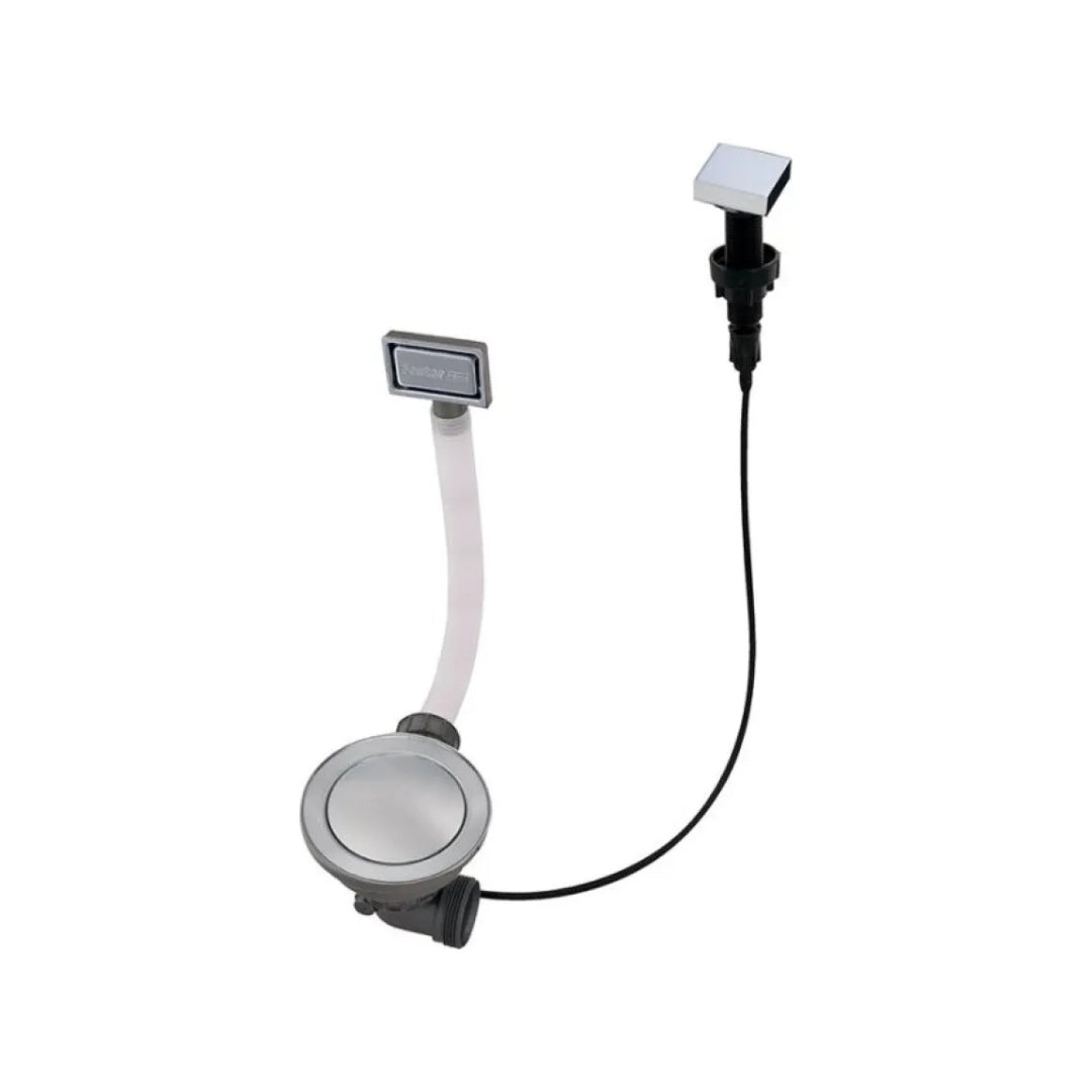 Foster S4001 3367050 Lavello 1 Vasca Incasso Sopratop/Filotop Acciaio Inox Spazzolato cm. 86 x 52
