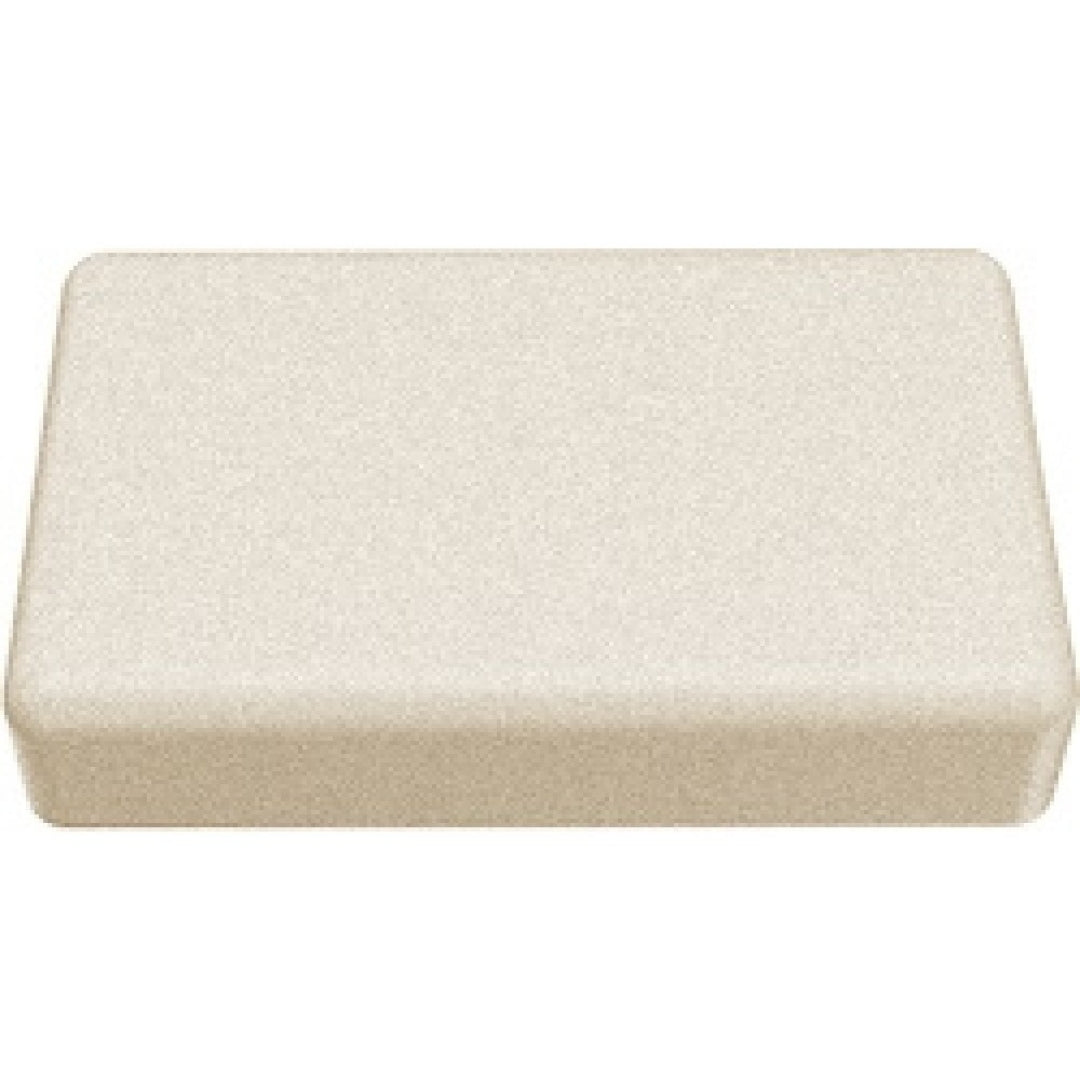 Elleci Unico 125 LGU12562 Lavello 1 Vasca con Gocciolatoio Reversibile Sopratop Granitek Bianco Antico cm. 65 x 50