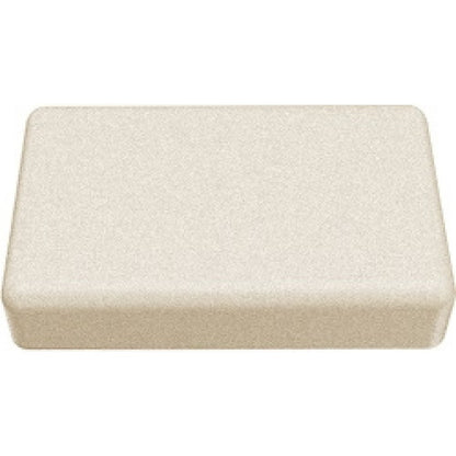 Elleci Unico 125 LGU12562 Lavello 1 Vasca con Gocciolatoio Reversibile Sopratop Granitek Bianco Antico cm. 65 x 50