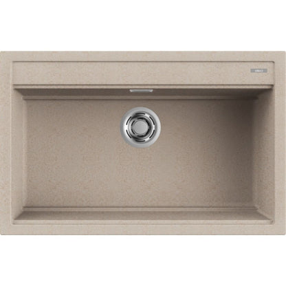 ELLECI BEST 130 LGB13051 Lavello da Incasso 1 Vasca Sopratop Granitek Avena 51 cm. 79 x 51