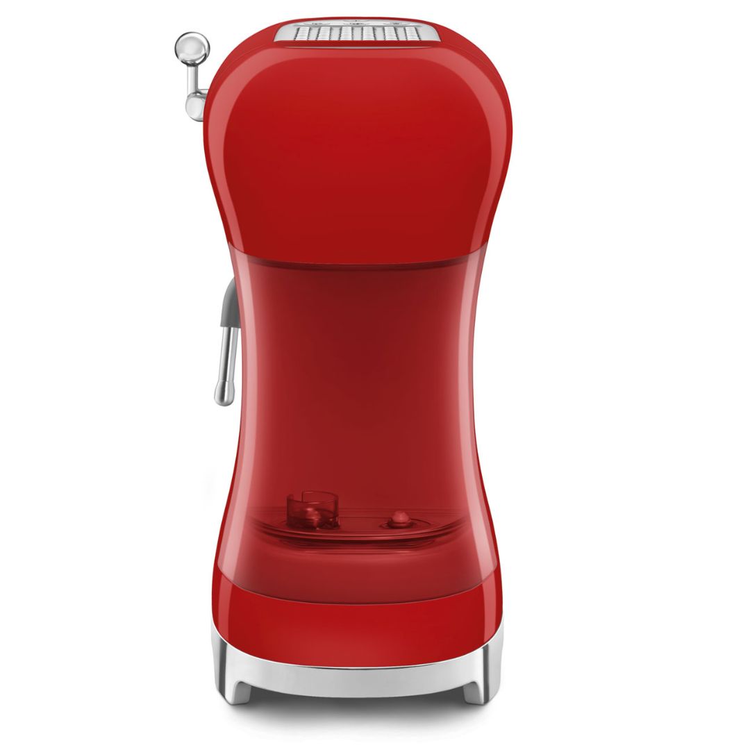 SMEG ECF02RDEU Macchina Caffe Espresso 1350W 50's Style Rosso 10 Tazze