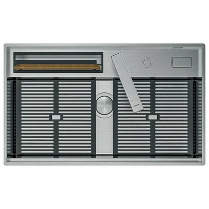 Foster 3780000 Galante Lavello Sottotop 1 Vasca Inox Spazzolato con Canalino cm. 86 x 52