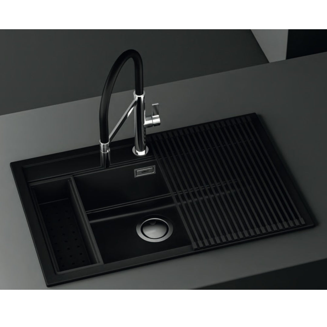 ELLECI WAVE MIKWAVCR Miscelatore Cucina Doccetta Rubinetto Monocomando Cromo