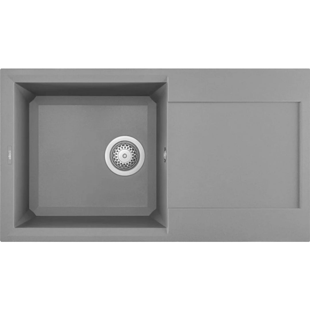 ELLECI EASY LGY29048 Lavello 1 Vasca Reversibile Cemento Sopratop G48 Granitek cm. 78x43.5