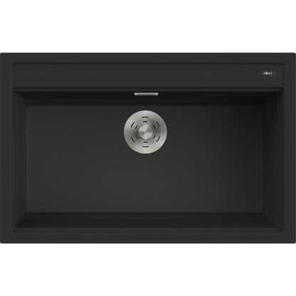 ELLECI BEST 130 LKB13086 Lavello Vasca Singola Sopratop Keratek Nero Kuro 86 cm 79x51