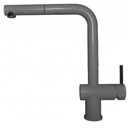 ELLECI MKKSTP99 STREAM PLUS Rubinetto Cucina Miscelatore Monocomando Grigio Scuro 99