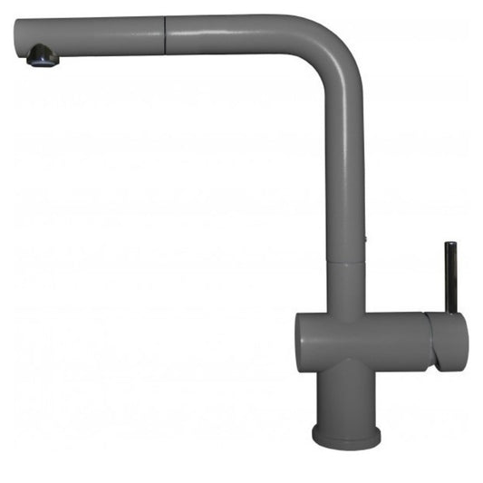 ELLECI MKKSTP99 STREAM PLUS Rubinetto Cucina Miscelatore Monocomando Grigio Scuro 99