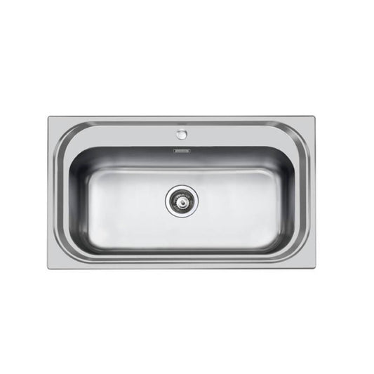 FOSTER S1000 1180550 Lavello Cucina Acciaio Incasso Semifilo Monovasca Inox mm 865x505