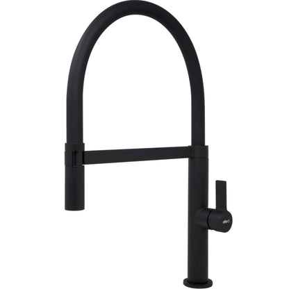 ELLECI WAVE MOKWAVBK Rubinetto Miscelatore Cucina Doccetta Estraibile Nero
