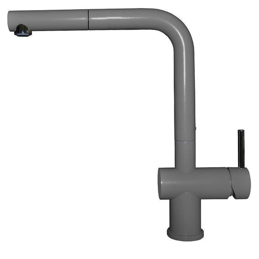 ELLECI STREAM MMKSTP73 Miscelatore Rubinetto Cucina Doccetta Estraibile Titanium 73