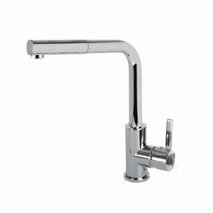 ELLECI C02 MIKC02CR Miscelatore Rubinetto Girevole Doccetta Estraibile Cromo