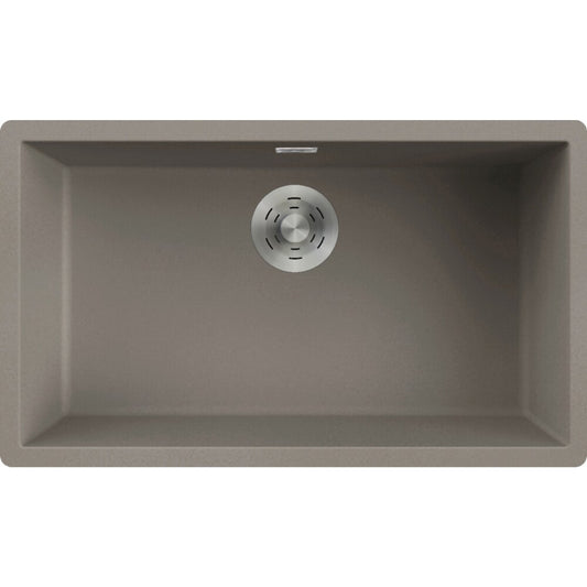 ELLECI ZEN 130 LKZ13093 Lavelli 1 Vasca Sopratop Keratek Tortora cm 75,6x45,6