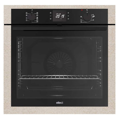ELLECI PLANO PLUS FGPP60251NS Forno Incasso Ventilato Elettrico Avena 78 Lt. A+ cm. 60 X 60