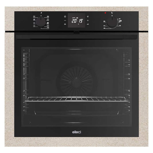 ELLECI PLANO PLUS FGPP60251NS Forno Incasso Ventilato Elettrico Avena 78 Lt. A+ cm. 60 X 60