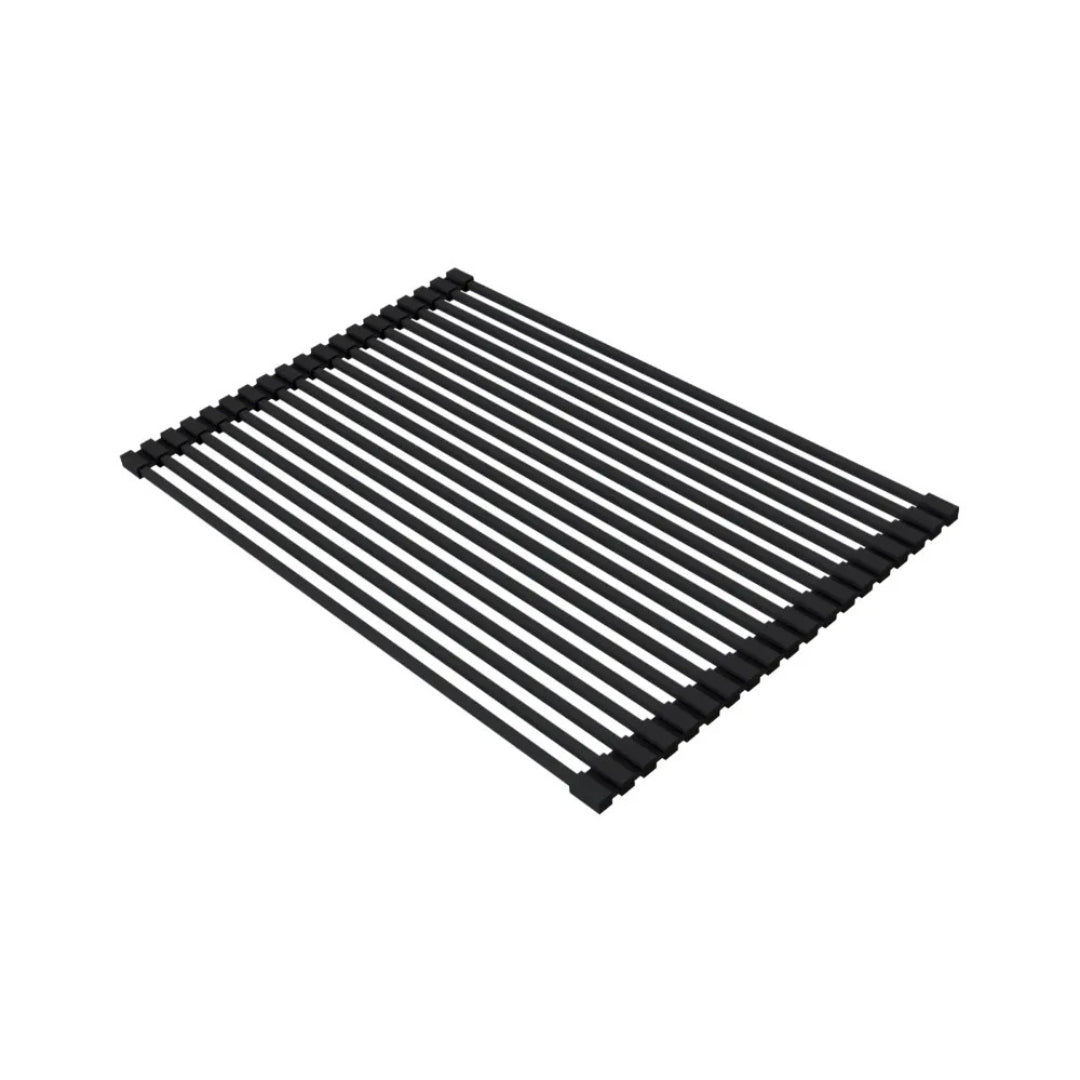 ELLECI ARS023BK Gocciolatoio Acciaio Rivestito Silicone Flessibile Nero cm. 50 x 33