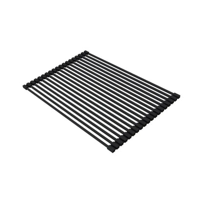 ELLECI ARS023BK Gocciolatoio Acciaio Rivestito Silicone Flessibile Nero cm. 50 x 33