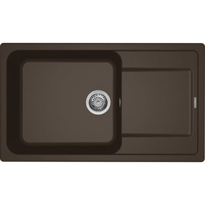 ELLECI LIFE 410 LG241078 Lavello 1 Vasca Gocciolatoio Sopratop Granitek Espresso cm 86x50