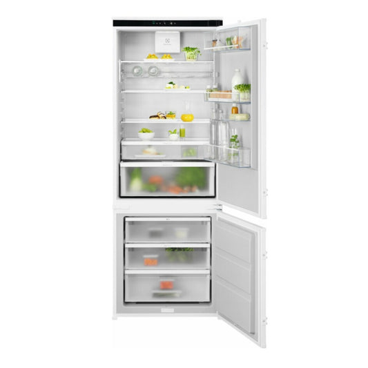 ELECTROLUX DX KNR7TE75S Frigorifero Combinato Congelatore da Incasso Total No Frost 376 L Classe E Bianco cm. 70 x 190