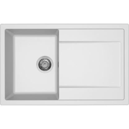 ELLECI LIFE LG230068 Lavello 1 Vasca Gocciolatoio Reversibile Granitek cm. 79x50