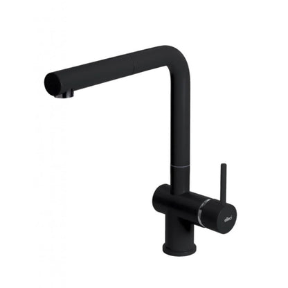 ELLECI STREAM PLUS MKKSTP86 Rubinetto Cucina Doccetta Estraibile Miscelatore Lavello Nero Kuro 86