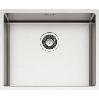 ELLECI LIE500SAC Lavello 1 Vasca Inox Satinato Flat Filotop o Sottotop cm. 54 x 44