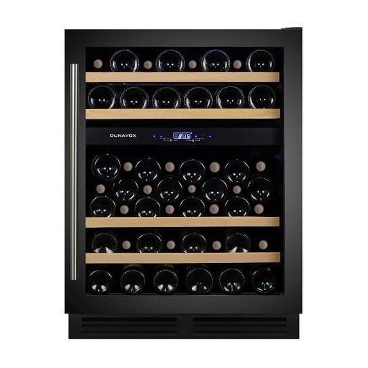 CANTINOLA INC. L60H82,5 cm NERO 2 TEMPERATURE DUNAVOX