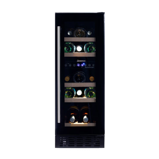 CANTINOLA INC.  L30H81,3 cm  NERO 2 TEMPERATURE DUNAVOX
