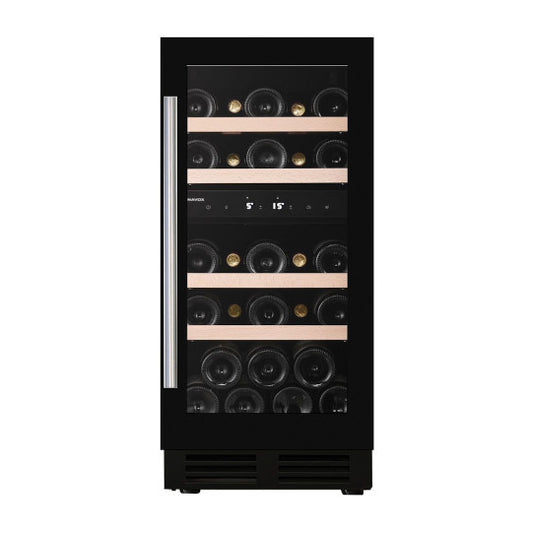 CANTINOLA INC. L38H82,5 cm NERO 2 TEMPERATURE DUNAVOX